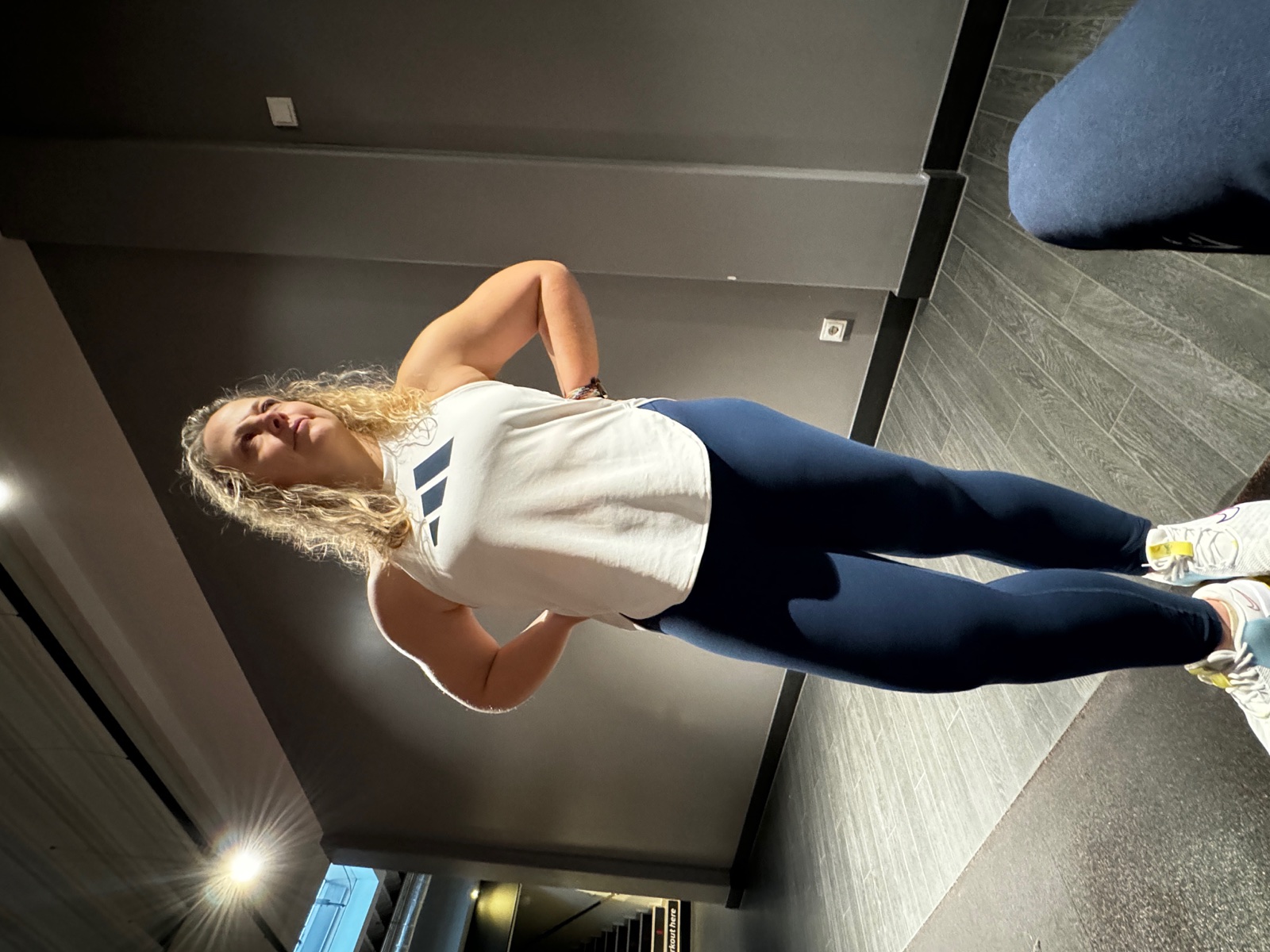Daniela beim Training